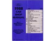 1988 Crown Victoria Town Car Grand Marquis Shop Service Repair Manual Engine
