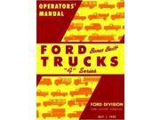 1950 Ford Truck Owners Manual User Guide Reference Operator Book Fuses
