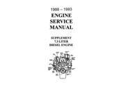 1988 1992 1993 Ford 7.3 Diesel Engine Shop Service Repair Engine Drivetrain