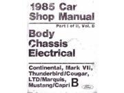 1985 Capri Ltd Mustang Thunderbird Shop Service Repair Manual Engine Drivetrain