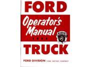 1955 Ford Truck Owners Manual User Guide Reference Operator Book Fuses Fluids
