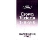 1990 Ford Crown Victoria Owners Manual User Guide Operator Book Fuses Fluids OEM