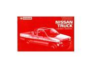 1986 Nissan Truck Owners Manual User Guide Reference Operator Book Fuses Fluids