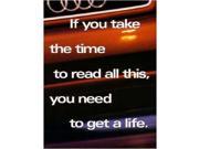 1996 Audi A4 A6 Sales Folder Literature Piece Advertisement Options Specs