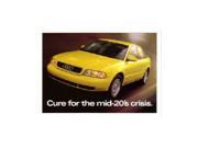 1996 Audi A4 1.8 T Post Card Sales Piece Mailer Flyer Advertisement Literature