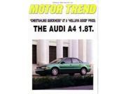 1997 Audi A4 1.8 T Motor Trend Magazine Reprint Brochure Advertisement Piece