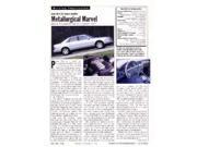 1997 Audi A8 4.2 The Plain Dealer Newspaper Reprint Brochure Advertisement Piece