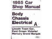 1985 Crown Victoria Town Car Grand MarquisShop Service Repair Manual Engine OEM