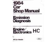 1984 Ford Lincoln Mercury Emissions Diagnostic Procedures Manual Guide OEM