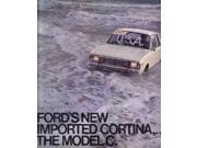 1968 Ford Cortina Sales Brochure Literature Advertisement Piece Options Book
