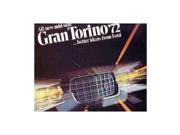 1972 Ford Torino Sales Brochure Literature Advertisement Piece Options Book