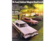 1974 Ford Station Wagon Sales Brochure Literature Piece Options Colors Book