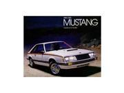 1980 Ford Mustang Sales Brochure Literature Book Piece Dealer Advertisement