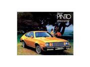 1980 Ford Pinto Sales Brochure Literature Book Piece Dealer Advertisement