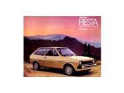 1980 Ford Fiesta Sales Brochure Literature Book Piece Dealer Advertisement