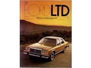 1981 Ford Ltd Sales Brochure Literature Book Piece Dealer Advertisement
