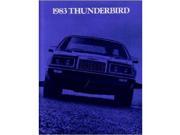 1983 Ford Thunderbird Sales Brochure Literature Book Piece Dealer Advertisement