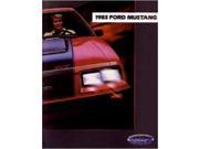 1983 Ford Mustang Sales Brochure Literature Book Piece Dealer Advertisement