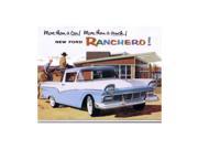 1957 Ford Ranchero Sales Brochure Literature Advertisement Options Colors Specs