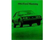 1984 Ford Mustang Sales Brochure Literature Book Piece Dealer Advertisement