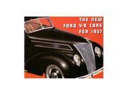 1937 Ford Sales Brochure Literature Advertisement Options Colors Specs