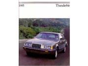 1985 Ford Thunderbird Sales Brochure Literature Book Piece Dealer Advertisement