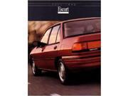 1992 Ford Escort Sales Brochure Literature Book Piece Dealer Advertisement