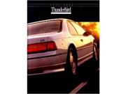1992 Ford Thunderbird Sales Brochure Literature Book Piece Dealer Advertisement
