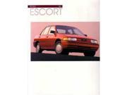 1993 Ford Escort Sales Brochure Literature Book Piece Dealer Advertisement