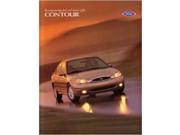 1998 Ford Contour Sales Brochure Literature Book Piece Dealer Advertisement