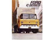 1970 Ford C Series Tilt Cab Sales Brochure Literature Piece Dealer Advertisement