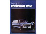 1976 Ford Econoline Sales Brochure Literature Book Piece Dealer Advertisement