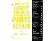 1986 Ford Truck Bronco Econoline Part Numbers Book Interchange Illustrations OEM