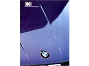 1983 BMW 318 I Sales Literature Piece Brochure Advertisement Options