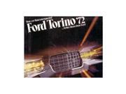 1972 FORD TORINO Sales Brochure Literature Piece Advertisement Options