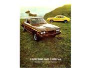 1974 MERCURY CAPRI 2000 V6 Sales Brochure Literature Piece Advertisement Options