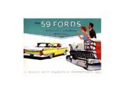 1959 Ford Custom Fairlane Thunderbird Sales Brochure Piece Advertisement Options