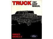 1987 Ford Bronco II Ranger Shop Service Repair Manual Engine Drivetrain Wiring