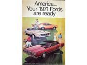 1971 Ford Sales Folder Literature Piece Advertisement Options