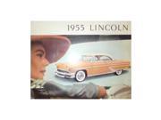 1955 Lincoln Sales Brochure Literature Book Piece Advertisement Options Specs