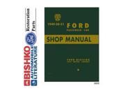 1949 1950 1951 Ford Car Service Repair Manual CD Engine Drivetrain Electrical