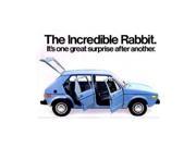 1978 Volkswagen Rabbit Sales Brochure Literature Advertisement Options