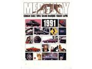 1991 Mercury Sales Brochure Literature Book Piece Advertisement Options Specs