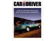 1997 Audi A4 1.8 T Vehicle Comparison Magazine Reprint