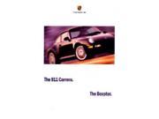 1998 Porsche 911 Boxster Sales Folder Literature Piece Brochure Advertisement
