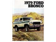 1979 Ford Bronco Sales Brochure Literature Book Piece Dealer Advertisement