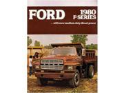 1980 Ford Medium Duty Truck Sales Brochure Literature Piece Dealer Advertisement
