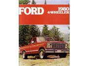 1980 Ford Ranger Sales Brochure Literature Book Piece Dealer Advertisement