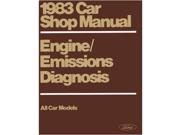 1983 Ford Lincoln Mercury Emissions Diagnosis Shop Service Repair Manual Factory