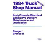 1984 Ford Bronco ll Ranger Shop Service Repair Manual Book Engine OEM